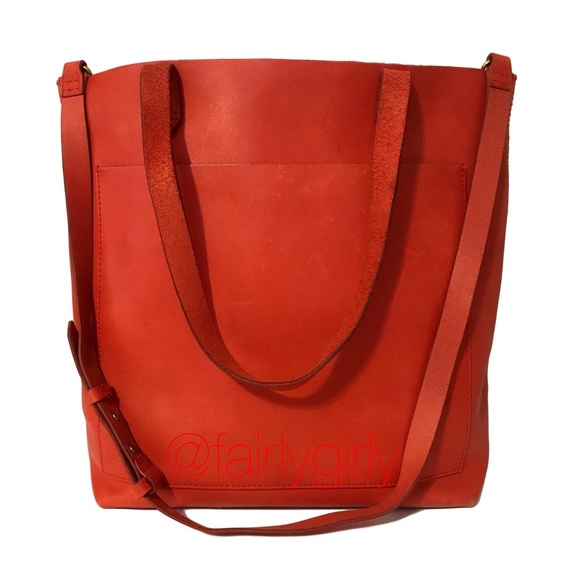Madewell Handbags - ❤️ SALE Madewell Medium Transport Tote Tiger Lily